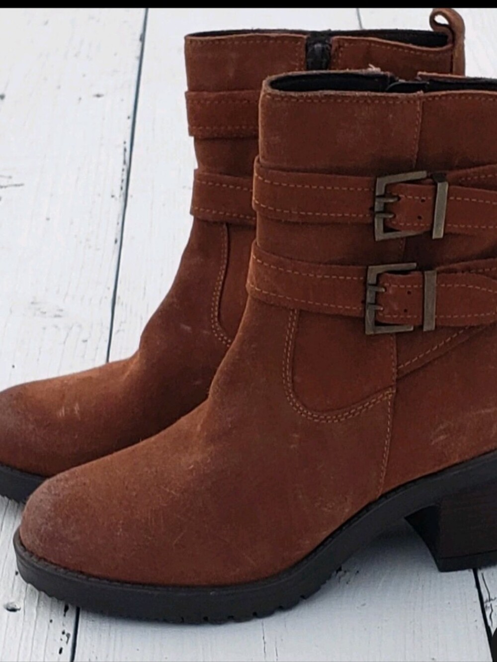 NWOT Vintage Foundry Co Charmaine Brown Suede Boots Size 9